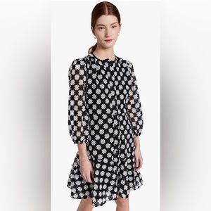 NWT Shoshanna Women's Alzira Geo Tiled Lace Mini Dress - Size 14